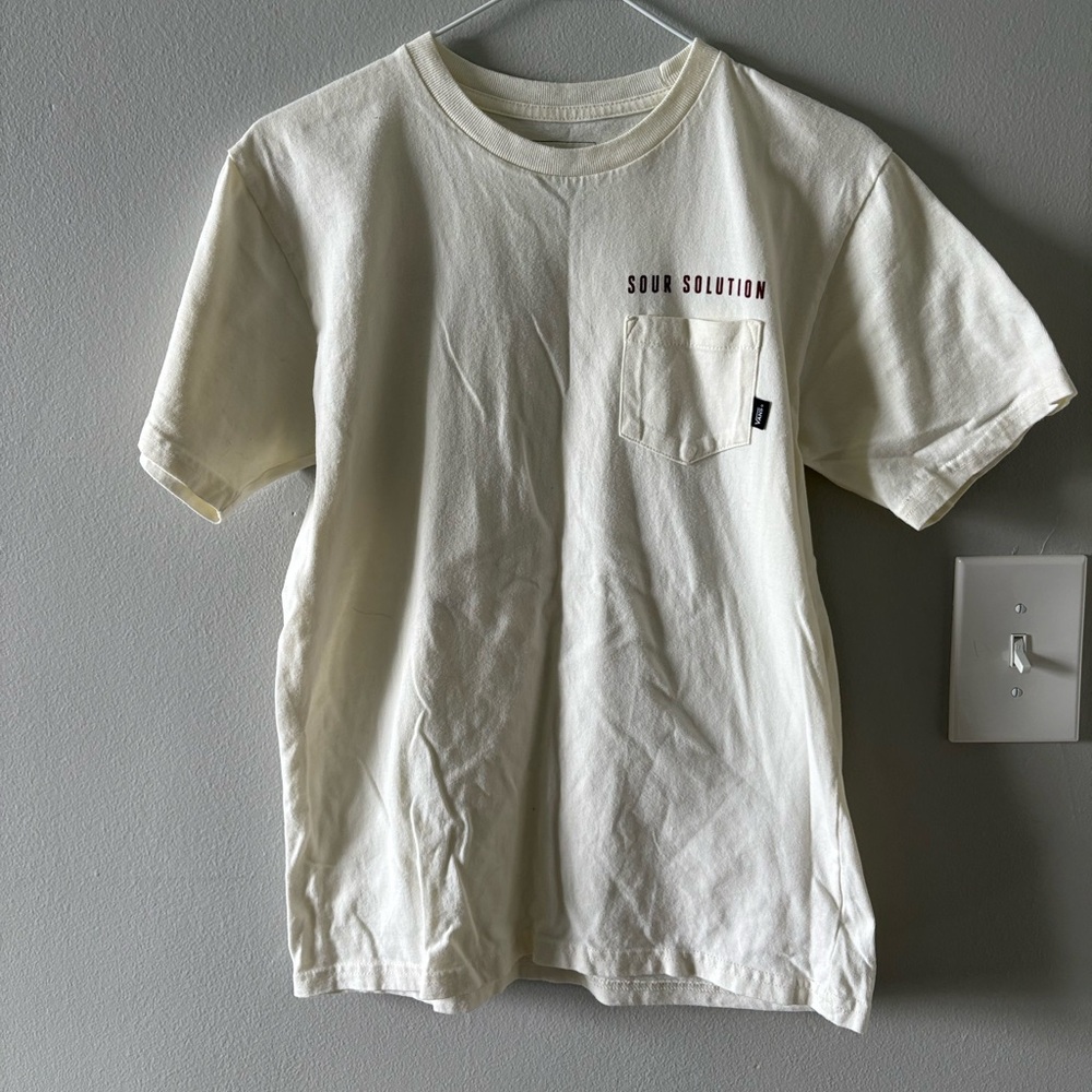 Vans Cream T-Shirt Sour Solution